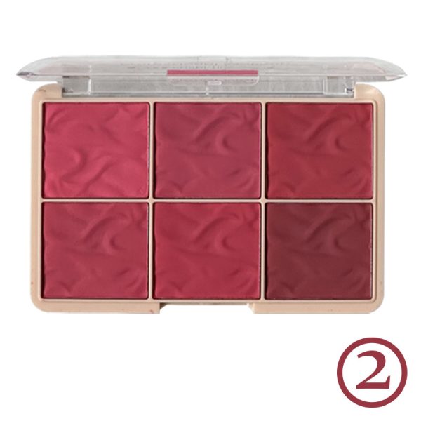 پالت رژگونه 6 رنگ بلاش chanlanya - Image 6