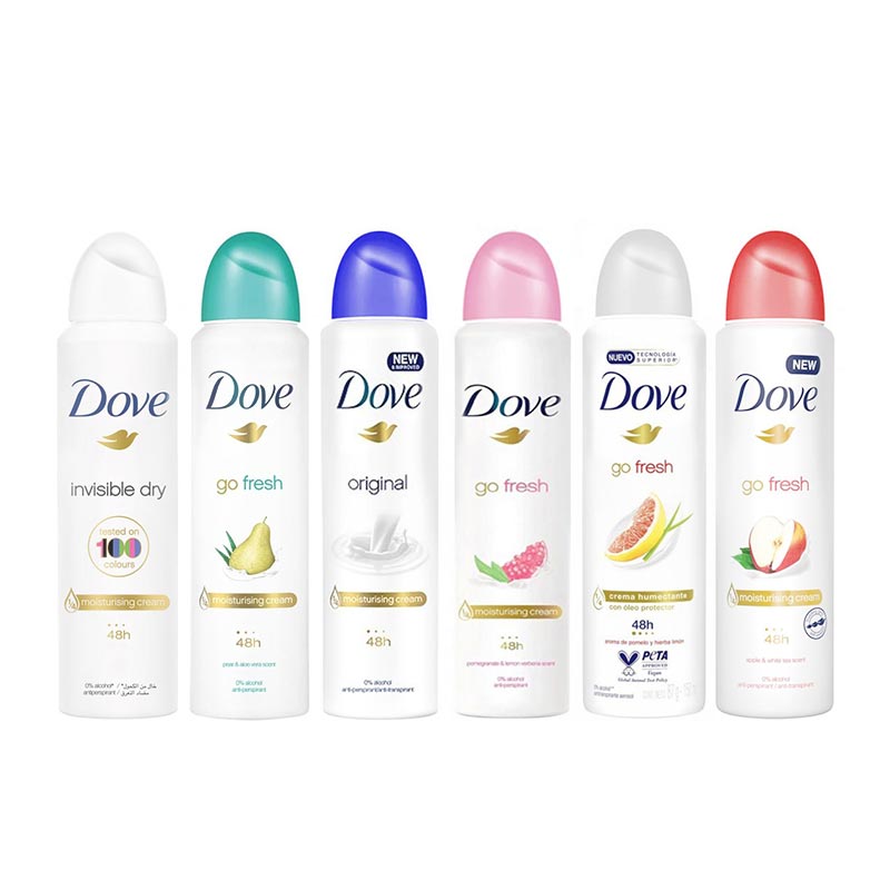 تخفیف ویژه اسپری ضد تعریق 48 ساعته داو Dove حجم 250ml