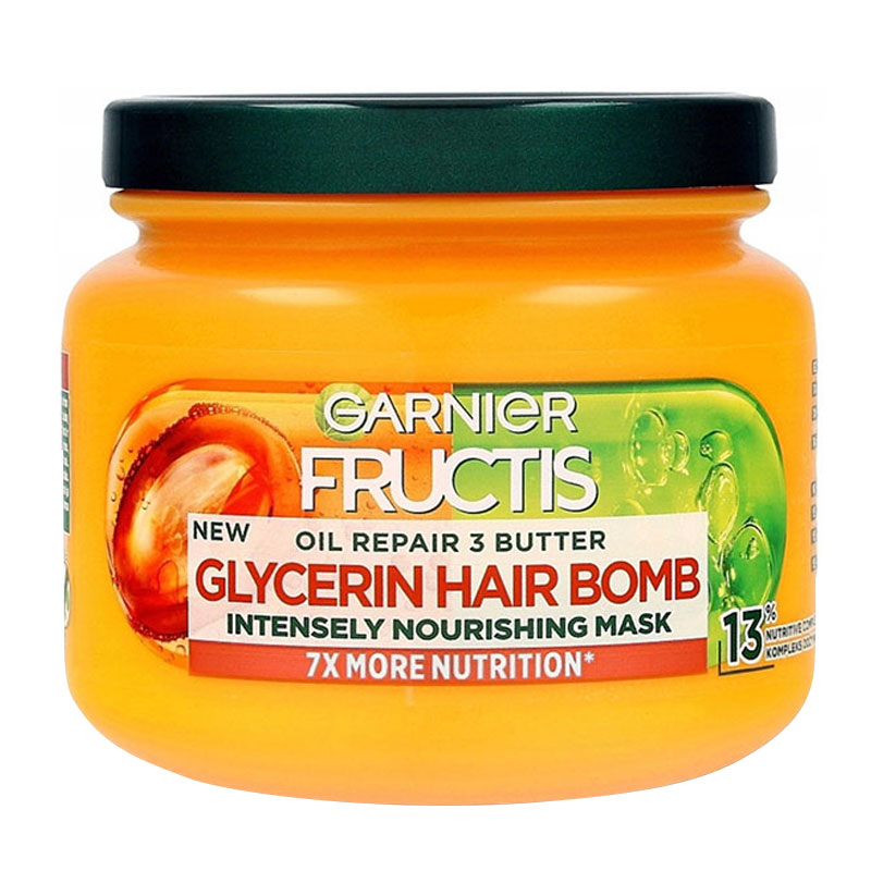a9-6.jpg کرم موی گارنیر مدل glycerin hair bomb حجم 320ml - Image 1