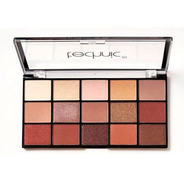 پالت سایه چشم 15 رنگ تکنیک مدل Bronze and beautiful - Image 2