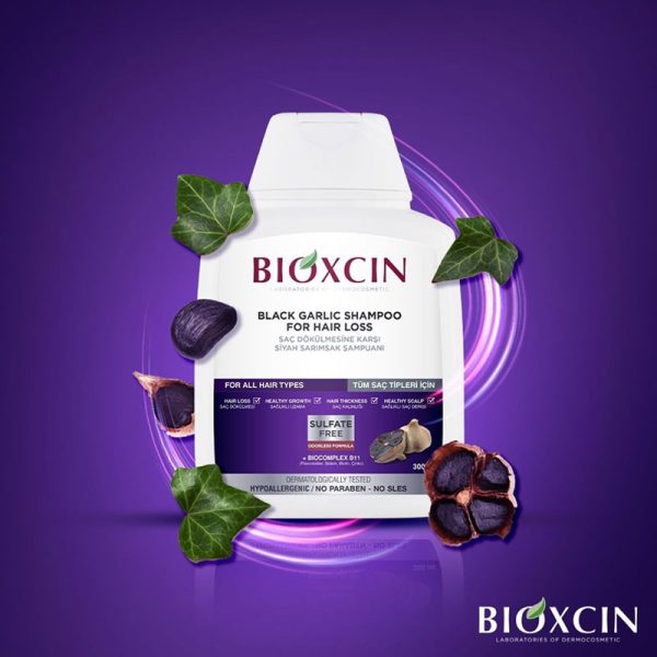 شامپو بیوکسین Bioxcin سیر سیاه حجم 300ml - Image 2