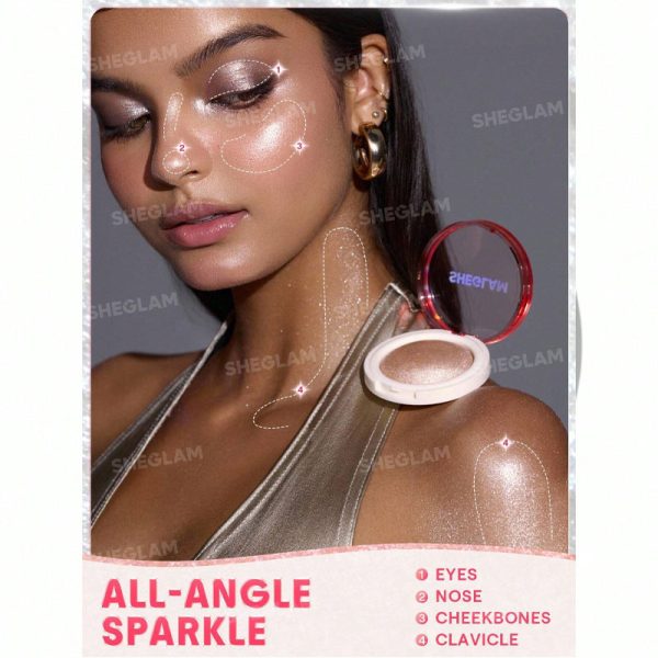 هایلایتر صورت و بدن Glowchi Bouncy Highlighter شیگلم Sheglam - Image 5