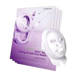 ماسک صورت و گردن ضد چروک نامبوزین Numbuzin مدل Sheet Mask NAD+ BIO Lifting-sil Full Face Mask