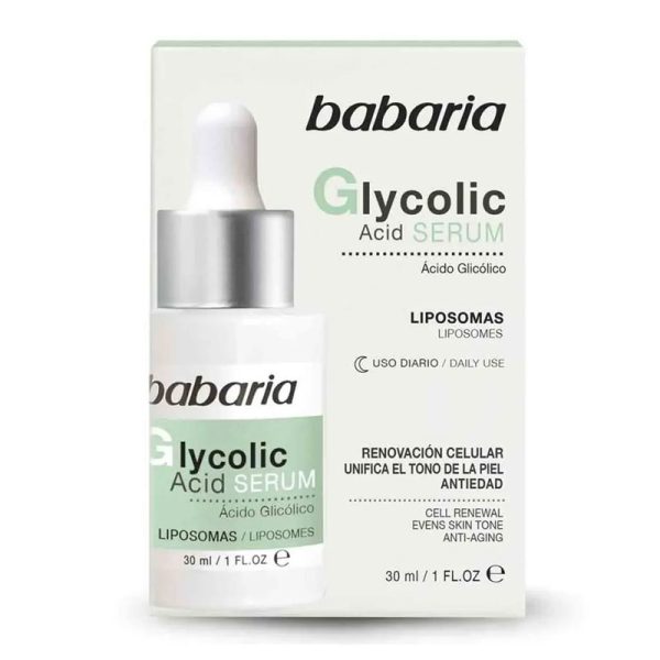سرم ضد جوش و لایه بردار گلیکولیک اسید Glycolic Acid باباریا Babaria حجم 30ml - Image 2
