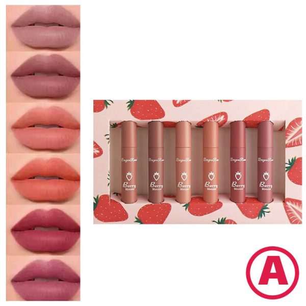 پک 6 عددی رژ لب توت فرنگی دراگون رانی - Image 3