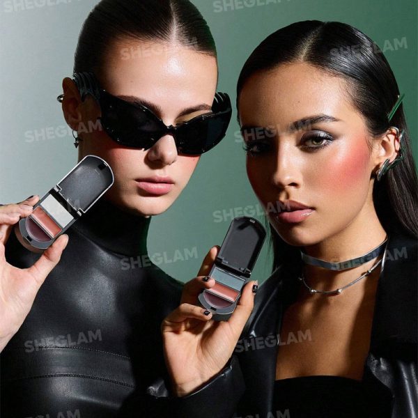 پالت رژگونه دو رنگ Going Digital شیگلم Sheglam کالکشن The Matrix Resurrections - Image 4