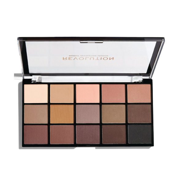 پالت سایه چشم 15 رنگ رولوشن Revolution کالکشن Reloaded رنگ Basic Mattes - Image 2