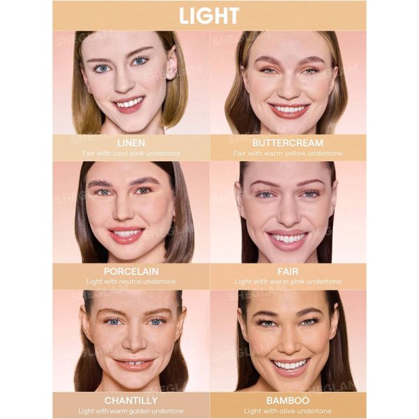 کوشن کرم‌ پودر 48 ساعته Lock & Go Long شیگلم Sheglam - Image 5