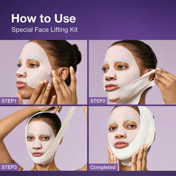 ماسک صورت و گردن ضد چروک نامبوزین Numbuzin مدل Sheet Mask NAD+ BIO Lifting-sil Full Face Mask - Image 4