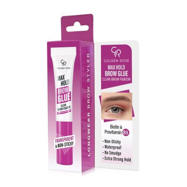 چسب ژلی ابرو گلدن رز Golden Rose مدل Max Hold حجم 7ml - Image 2
