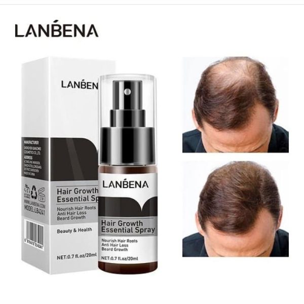 اسپری تقویت کننده و ضد ریزش مو لانبنا Lanbena مدل Hair Growth Essential حجم 20ml - Image 3