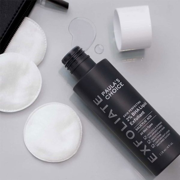 محلول لایه بردار حاوی Salicylic Acis + BHA2% پائولاز چویس Paulas Choice مدل Exfoliate حجم 118ml - Image 2