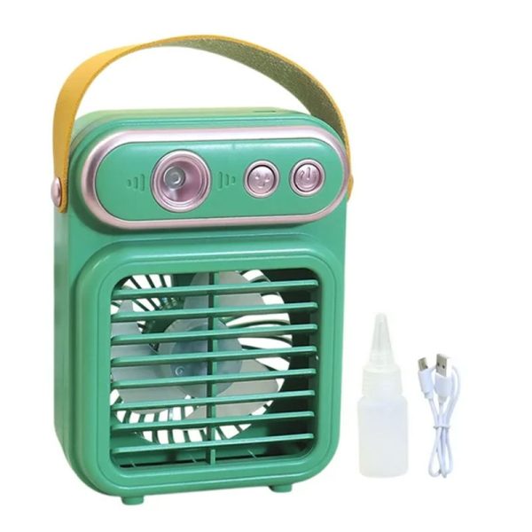 فن خنک‌ کننده قابل حمل با اسپری آب مینی Retro مدل Spray Fan color air - Image 6