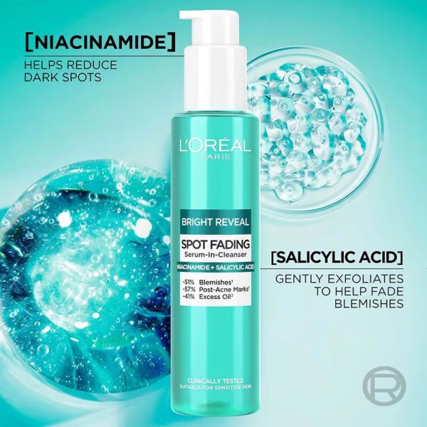 ژل شوینده ضد جوش و ضد لک لورال LOreal مدل Spot Fading حجم 150ml - Image 3