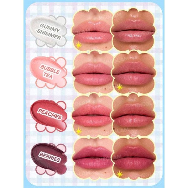 بالم لب رنگی آبرسان شیگلم Sheglam مدل بابل کیس Bubble Kiss - Image 3