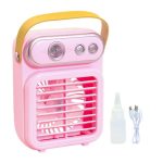 فن خنک‌ کننده قابل حمل با اسپری آب مینی Retro مدل Spray Fan color air - Image 7