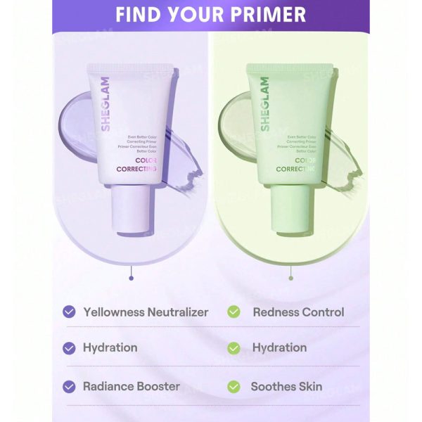پرایمر اصلاح رنگ Even Better Color Correcting شیگلم Sheglam - Image 3