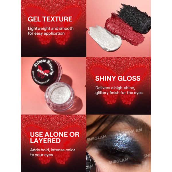 ژل گلیتر Crystal Flutter شیگلم SHEGLAM - Image 4