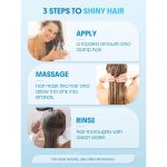 ماسک مو ضد وز Frizz Fighter حاوی روغن کرچک Castor Oil شیگلم SHEGLAM‏ حجم 80g - Image 3