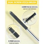ریمل بلند کننده و جدا کننده قوی فرچه آهنی Lashlighter Iron Curl Mascara رنگ مشکی شیگلم Sheglam - Image 4