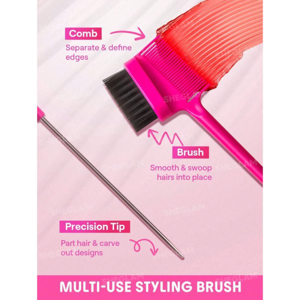 ابزار حالت‌ دهنده مو 3 کاره Locked In Edge Bestie شیگلم Sheglam - Image 3