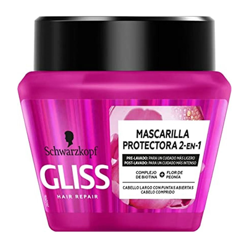 g1.jpg ماسک مو ضد موخوره گلیس Gliss مدل Long and sublime حجم 300ml - Image 1
