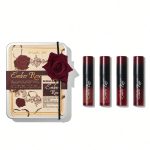 ست برق لب مایع 4 عددی امبر رز شیگلم