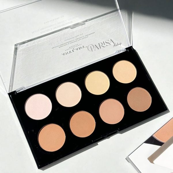 پالت 8 رنگ کانتور و هایلایتر Anylady - Image 4