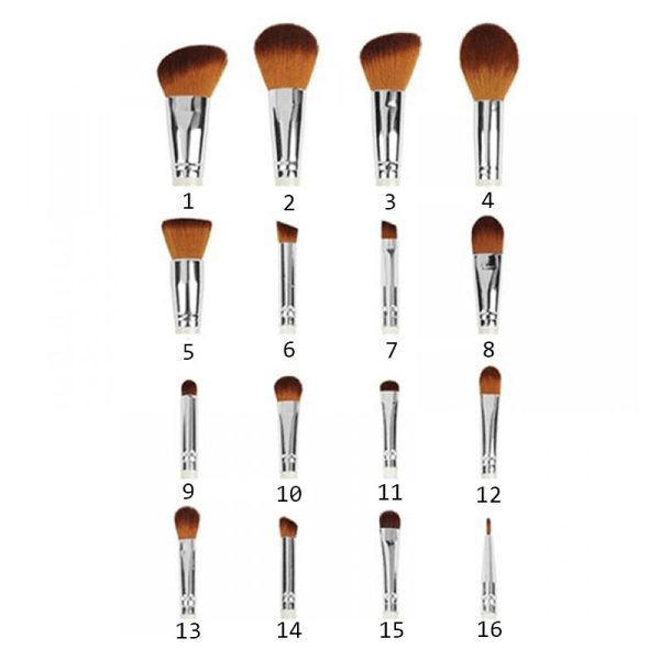 پک براش آرایش 16 عددی کاستال سنت - Image 2