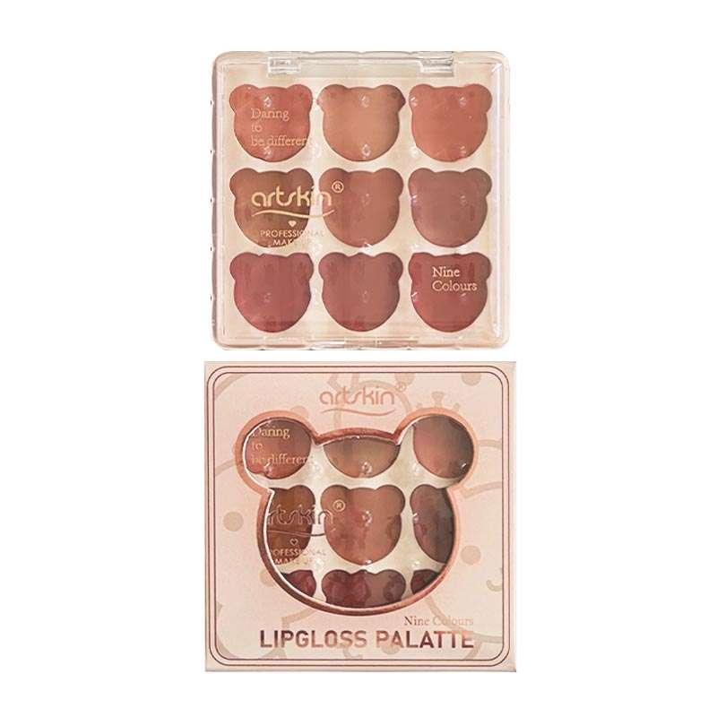 kit-22.jpg پالت رژلب 9 رنگ آرت اسکین Artskin مدل خرسی - Image 1