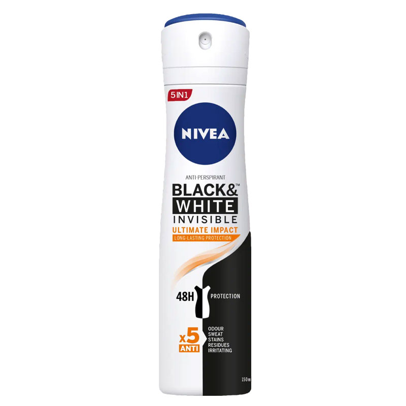 m.jpg اسپری ضد تعریق بانوان مدل نیوآ black and white مدل Ultimate حجم 150ml - Image 1