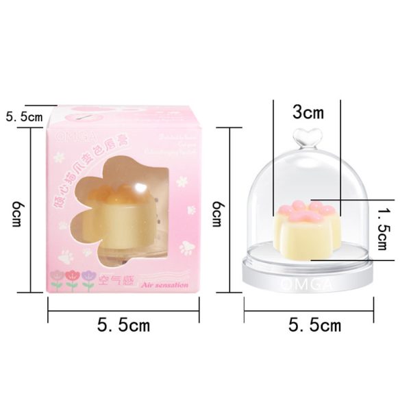 بالم لب حرارتی پنجه گربه ای پاستیلی OMGA - Image 4