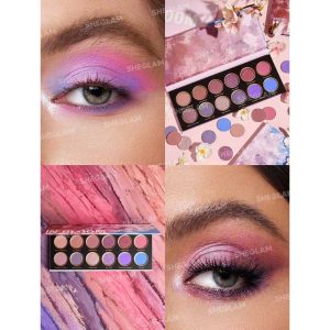 پالت سایه چشم 12 رنگ شیگلم مدل Kyoto In Bloom