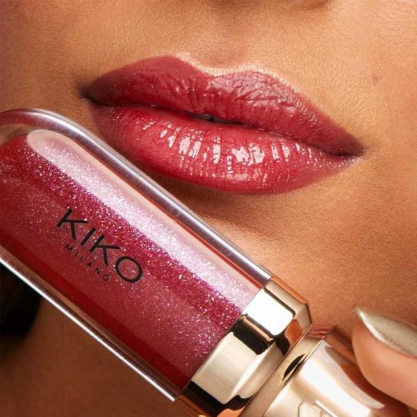 لیپ‌ گلاس آبرسان کیکو Kiko Milano مدل 3d hydra lipgloss رنگ 46 Marvellous Mauve - Image 2