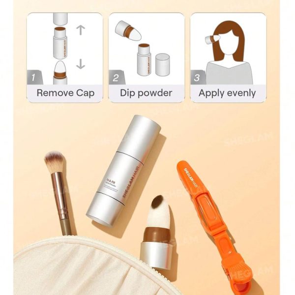 پودر پرکننده خط رویش مو شیگلم Sheglam مدل Fix & Fill Hairline Powder - Image 5