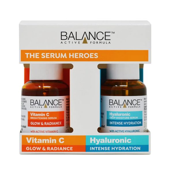 پک دو عددی سرم ویتامین سی و هیالورونیک اسید بالانس Balance pack - Image 2