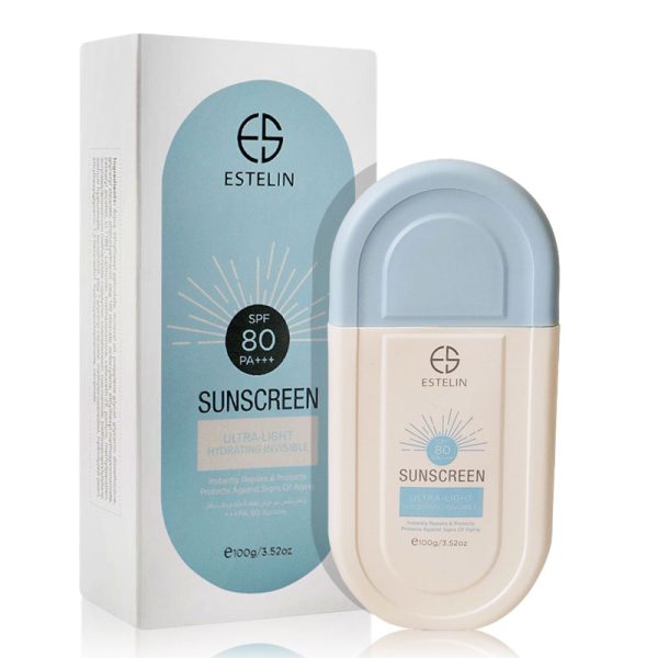 ضدآفتاب استیلن Estelin بیرنگ آبرسان و ضدپیری قوی حجم 100g - Image 2