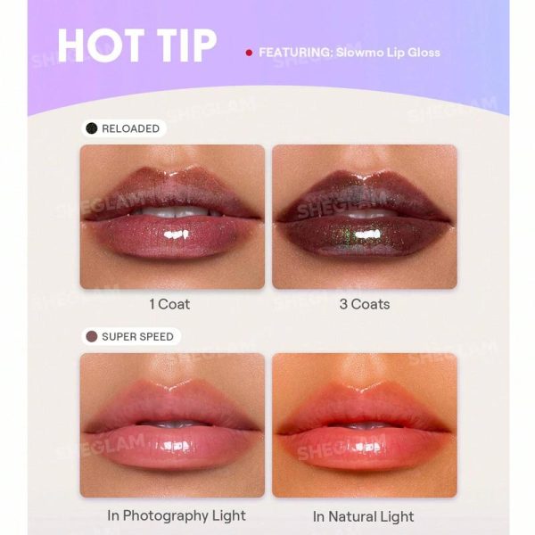 لیپ گلاس شیگلم SHEGLAM طرح ماتریکس - Image 4