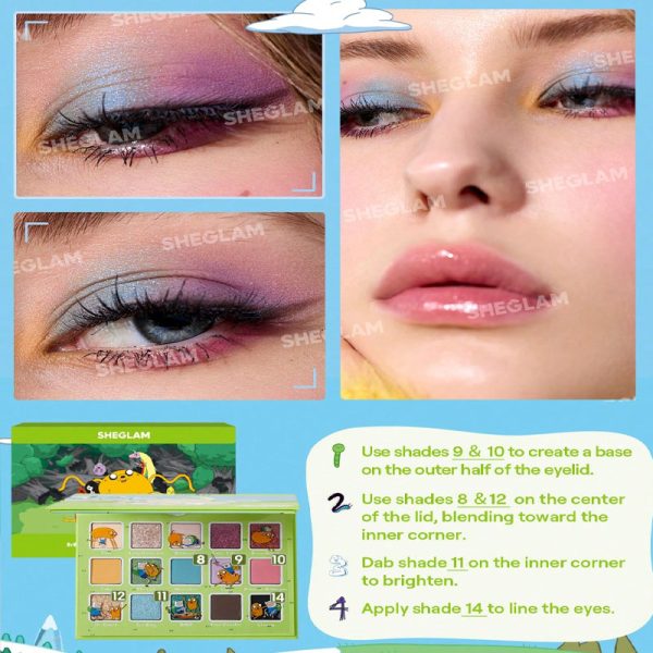 پالت سایه Adventure Time Land Of Ooo Palette شیگلم (sheglam) - Image 4