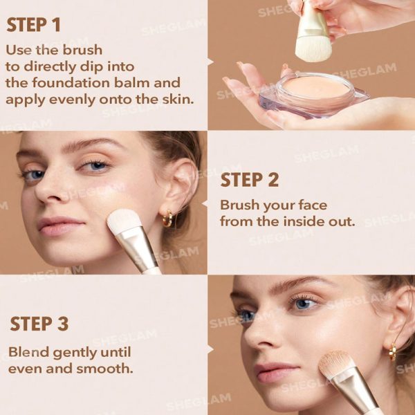 براش کرم پودر شیگلم (SHEGLAM) - Image 3