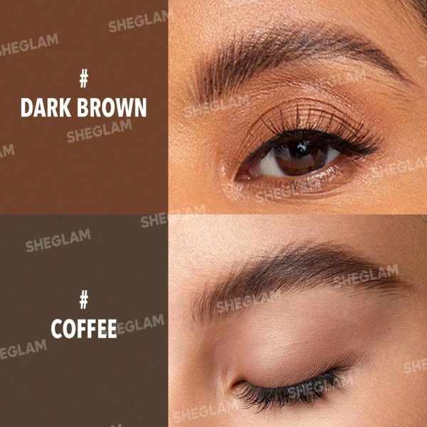 مداد ابرو دو سر شیگلم SHEGLAM مدل Feathery angled - Image 4