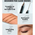 مداد ابرو دو سر شیگلم SHEGLAM مدل Feathery angled - Image 5