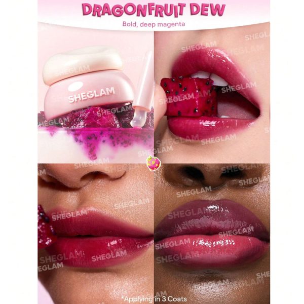 رژلب ژله ای جیبی شیگلم SHEGLAM مدل Hydra jelly pocket حجم 3.5g - Image 5