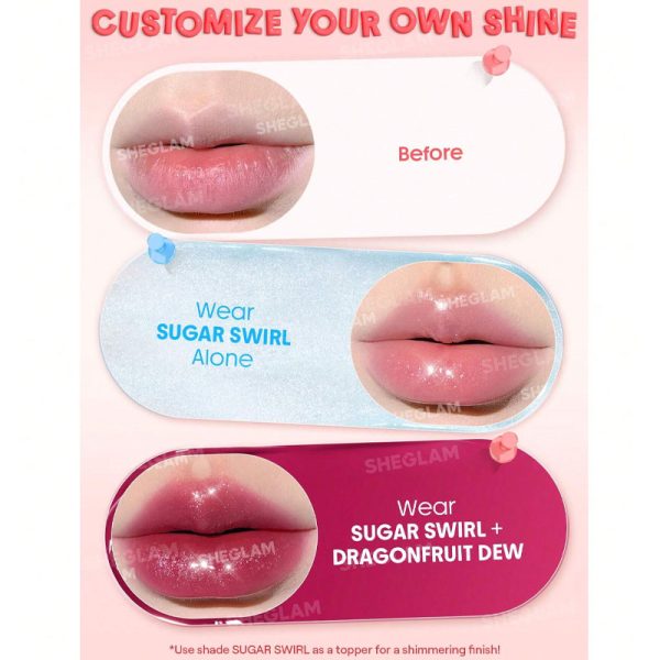 رژلب ژله ای جیبی شیگلم SHEGLAM مدل Hydra jelly pocket حجم 3.5g - Image 2