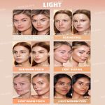 تست کرم پودر و هایلایتر گلو میکسر شیگلم light - Image 2