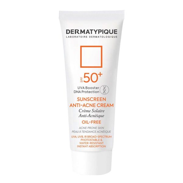 ضد آفتاب فلوئیدی بی رنگ درماتیپیک پوست چرب و جوش دار SPF 50 حجم 40 میل - Image 2