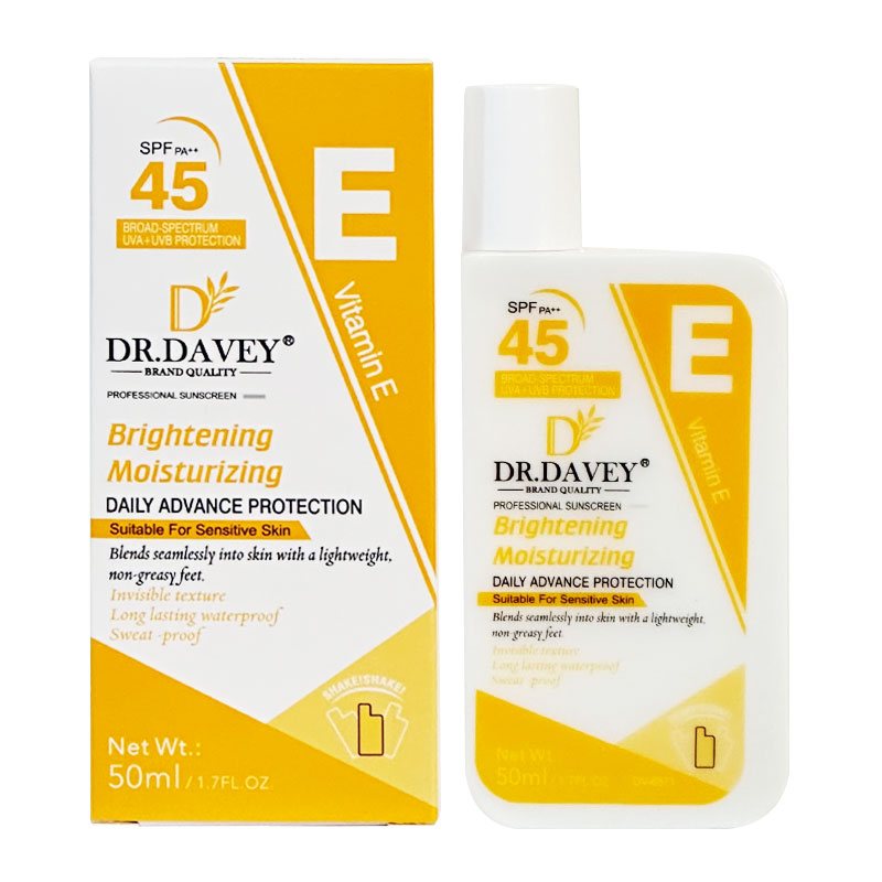 ش1-3-2.jpg ضد آفتاب ویتامین E دکتر داوی Dr. Davey مدل 45 SPF حجم 50ml - Image 1