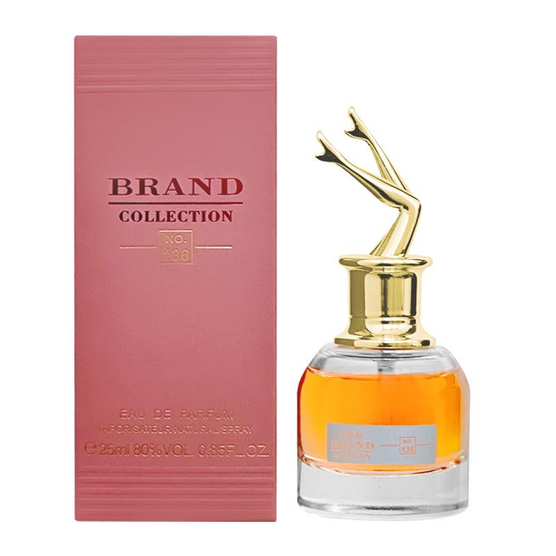 ادکلن برند کالکشن Brand Collection کد 136 مشابه رایحه Jean Paul Gaultier Scandal حجم 25ml