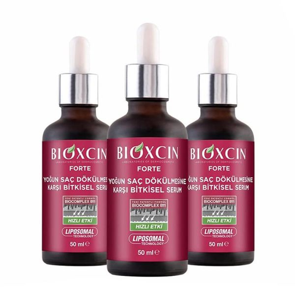پک 3 عددی سرم ضد ریزش مو بیوکسین فورت Bioxcin Forte حجم 50ml - Image 3