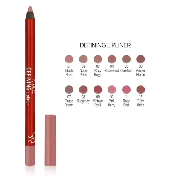 مداد لب ضد آب گلدن رز Golden Rose مدل Mood Defining Lipliner - Image 2